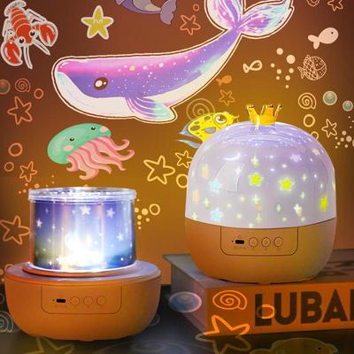 Starry Sky Bluetooth Music Box: LED Rotating Night Light - Perfect Romantic Gift for Women