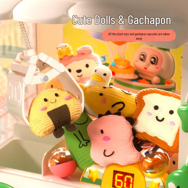 Douyin-Style Large Electric Claw Crane Toy - Children's Plush Egg Vending Machine
