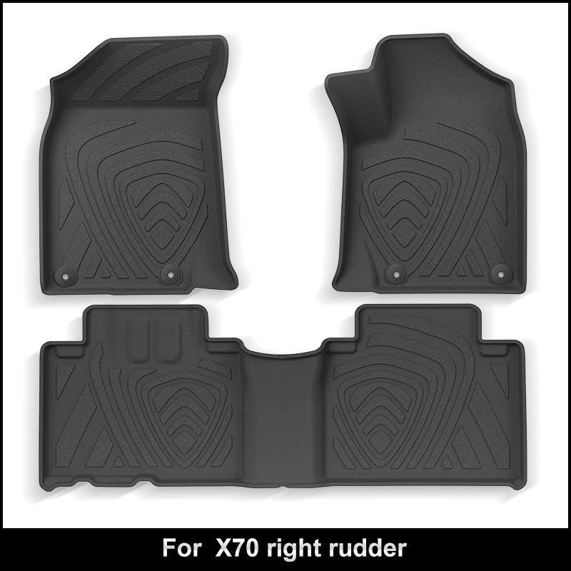 Eco-Friendly TPE Floor Mats for Proton X70 - Custom Fit and Vehicle-Specific