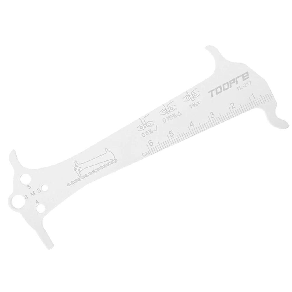 Gauge Measurement Repair Tool Ruler Bicycle Chain Wear Indicator Ruler Repair Tool Mountain Road Chains Gauge Measurement Ruler