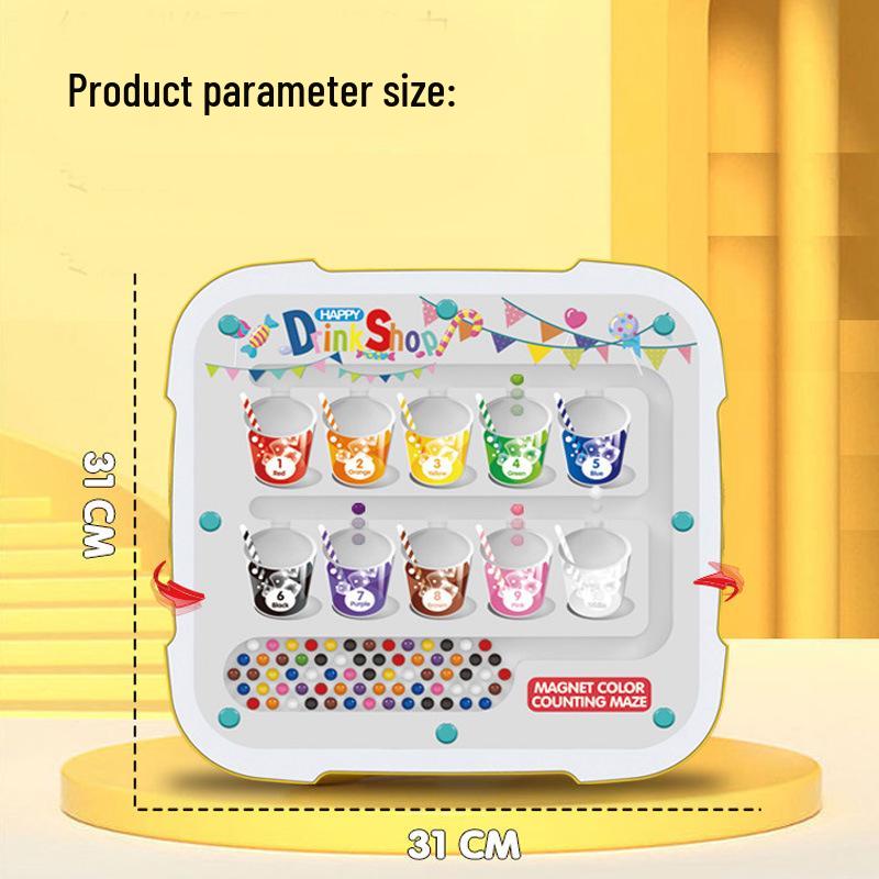 Magnetic Tracing Board: Educational Toy with Pen Control for Kids Chinese Packaging