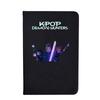 Student Classroom Notebook Cartoon Printed Portable Imitation Leather Black Notebook Creative Notebook