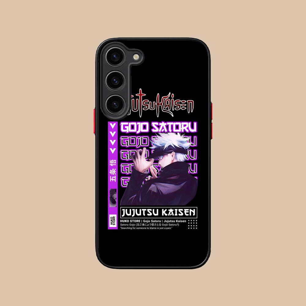 Jujutsu Kaisen Satoru Gojo Silikonové pouzdro na mobilní telefon pro Samsung Galaxy S26 S25 S24 S23 S22 S21 Plus FE Ultra Barevný kryt