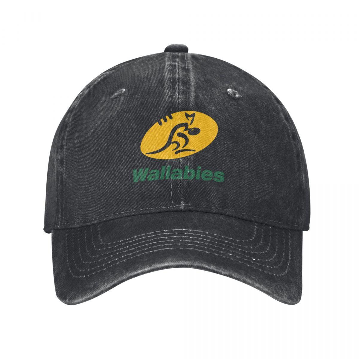 Wallabies Rugby Fans Baseball Cap Fashionable Hiking Hat Mens Luxury Womens