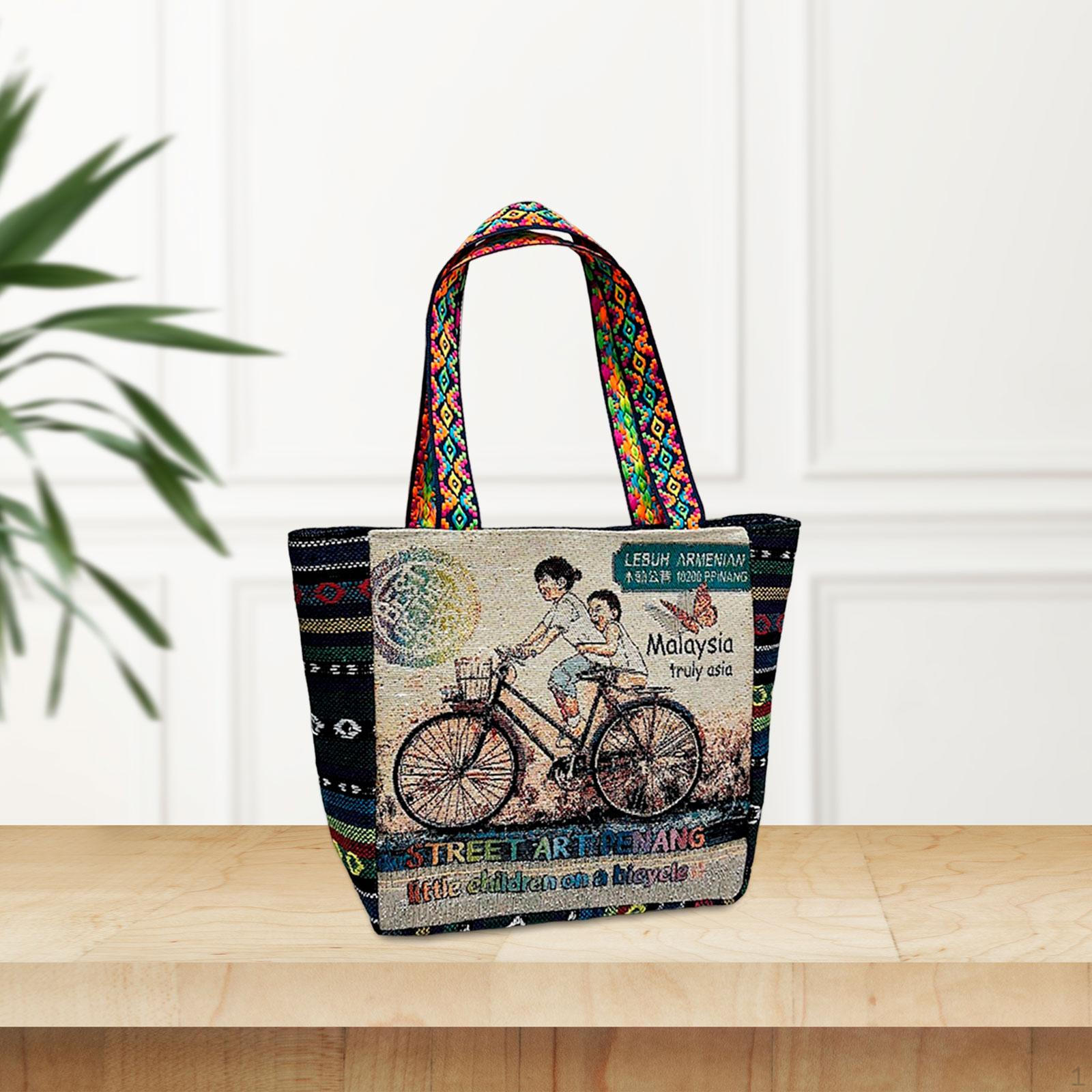 Женская холщовая сумка на плечо — фото 16