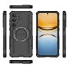 For Samsung Galaxy A55 5G Magnetic Case Butterfly Armor Hollow Heat Dissipation PC+TPU Phone Cover
