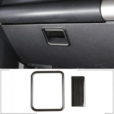 Black Steel Glove Box Switch Trim Cover For Toyota FJ Cruiser 07-21