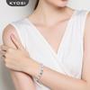Magnetic Bracelet for Stylish and Casual Stainless Steel with Zircon Bracelet Anti-Static Women,