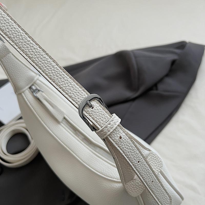 Schicke PU Hobo-Tasche für Damen – Weiche, texturierte Schulter-Tragetasche mit minimalistischem Design