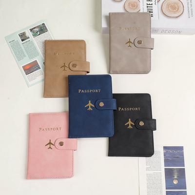 New PU Passport Holder Ticket Passport Covers Travel Passport Protective Cover ID Credit Card Holder Travel Accessories