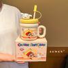 Crayon Xiaoxin Ceramic Mug with Lid Girls High Value Couple Water Cup Office Tea Separation Cup