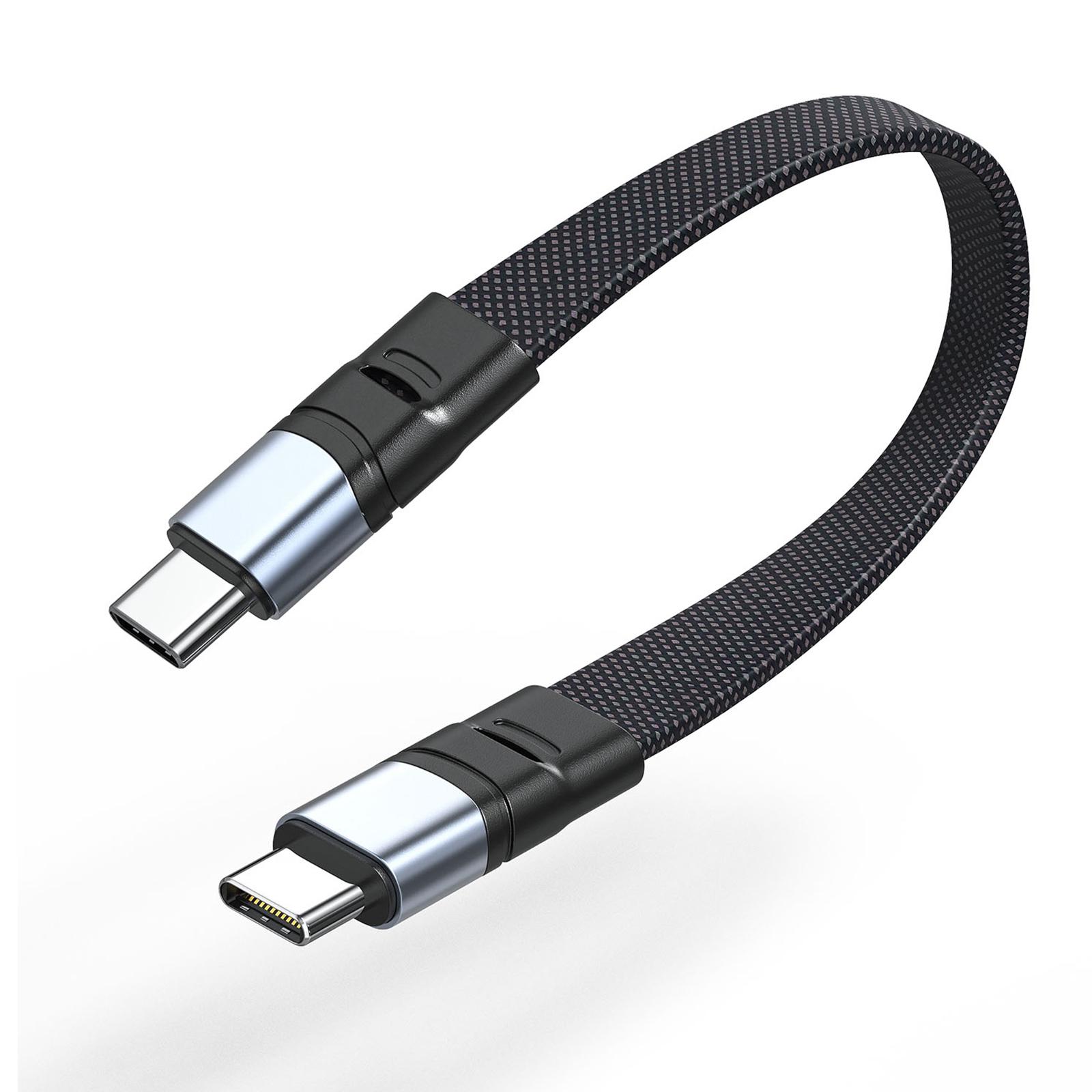 

240W USB C to USB C Fast Charging Cable, PD240W 40Gbps/8K60hz Video and Data Sync for Electronics Charging Cord