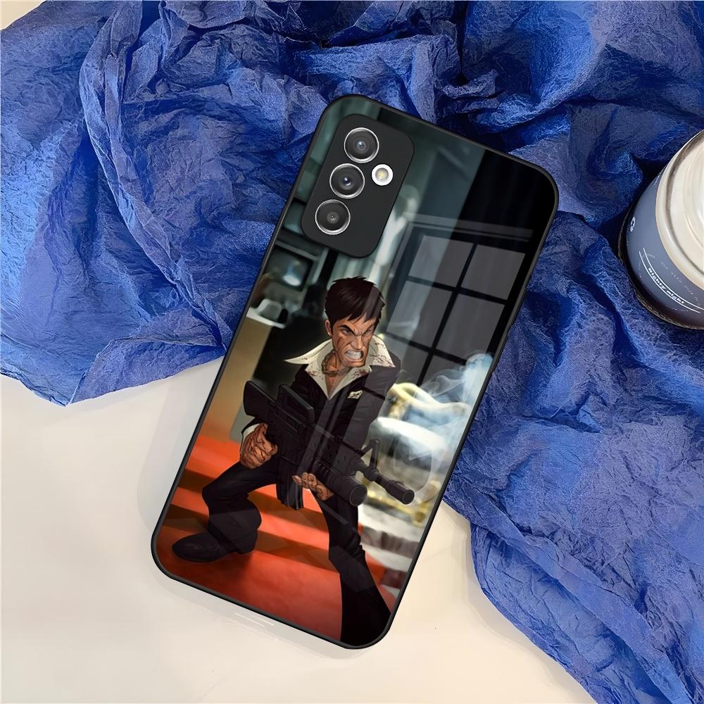 Scarface Godfather Tony Montana Phone Case for Samsung Galaxy S26 S25 S24 S30 S21 S23 S20 S22 Fe Pro Edge Ultra Plus Glass Cover