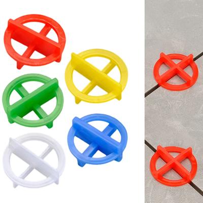 100 Pièces Système de Nivèlement pour Carrelage Cales Clips Coins Pour Pose Carrelage Sol Mur Joint Outil de Construction