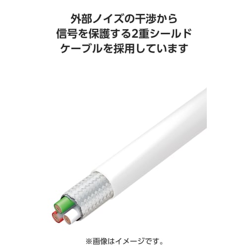 ELECOM USB C Cable 1m Type-C to USB-A USB3.2 Fast Charging 5Gbps 15W [Compatible with iPhone/Xperia/Galaxy/iPad/MacBook, etc.] White MPA-ACEC5G10WH