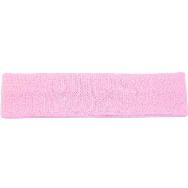 Popular Solid Color High-Elastic Sports Headband for Yoga, Fitness, Running, and Sweat Absorption