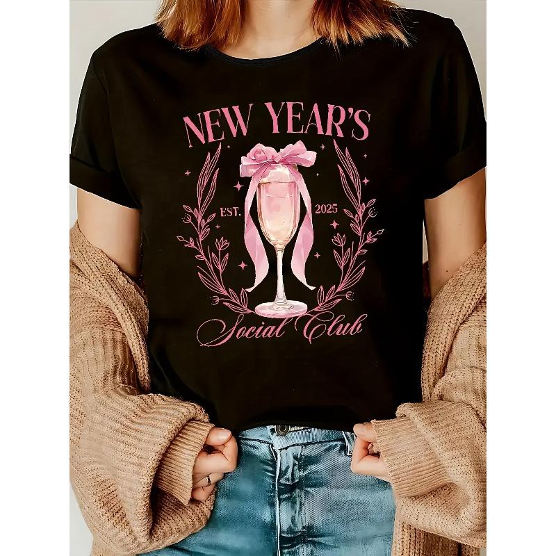 

Women s Crew Neck Short Sleeve T-Shirt Casual Spring Summer Top Opaque Machine Washable 4XL