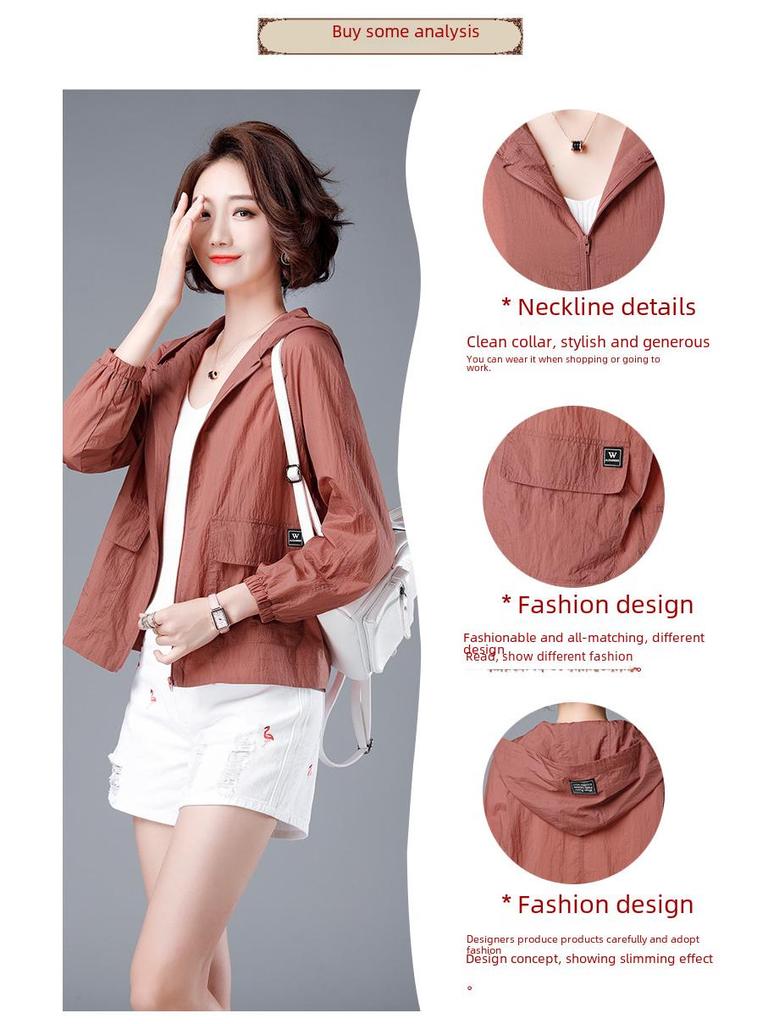 2025 New Women's Sun-Protective Long-Sleeve Jacket - Stylish, Versatile, Plus Size