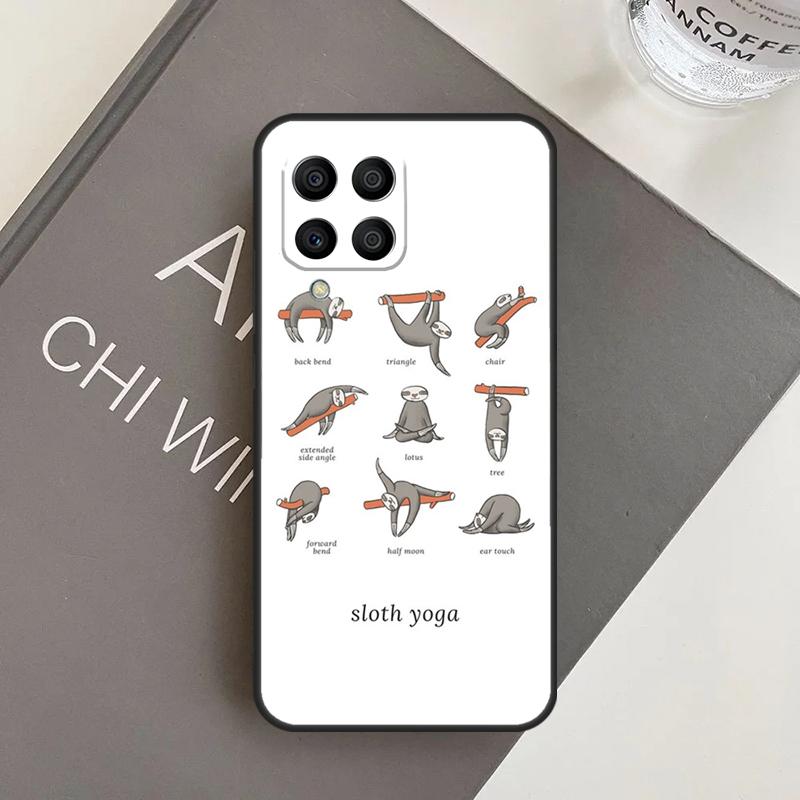 Sloth Animal Cute Case For Samsung Galaxy M15 M35 M55 M56 M36 M16 M06 M31 M13 M33 M53 M12 M32 M52 M14 M34 M54