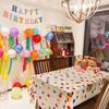 Cartoon Printed Disposable Table Cloths Children's Camping Kindergarten Dessert Tablecloth Birthday Party Theme Decoration Desktop Protective Cover