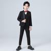 Fashionable Boys' Solid Color Blazer Suit for Piano Performance and First Birthday