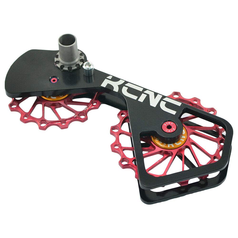 KCNC Road Oversized Pulley Cage For Shimano Ace SK2259 Ultegra/Dura 6700/6770/6800/6870/7900/7970/9000/9070, Red, KOT32-R,