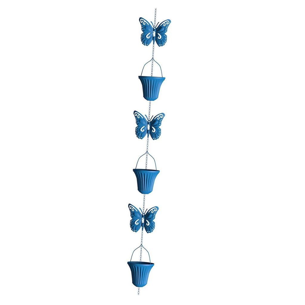 Rain Chain Outside Gutter Garden Decor Rainwater Chains for Home Roofs Sheds