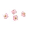 5 Pezzi Perline di Vetro Ciondoli Fiore Per Braccialetti Collane Fai da Te Creazione Gioielli