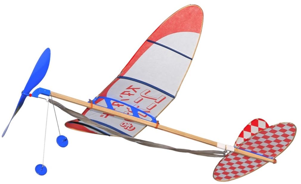 Studio Mido Light Plane Union Model Airplane Bag-Packed A-Class Rubber-Powered LP-03