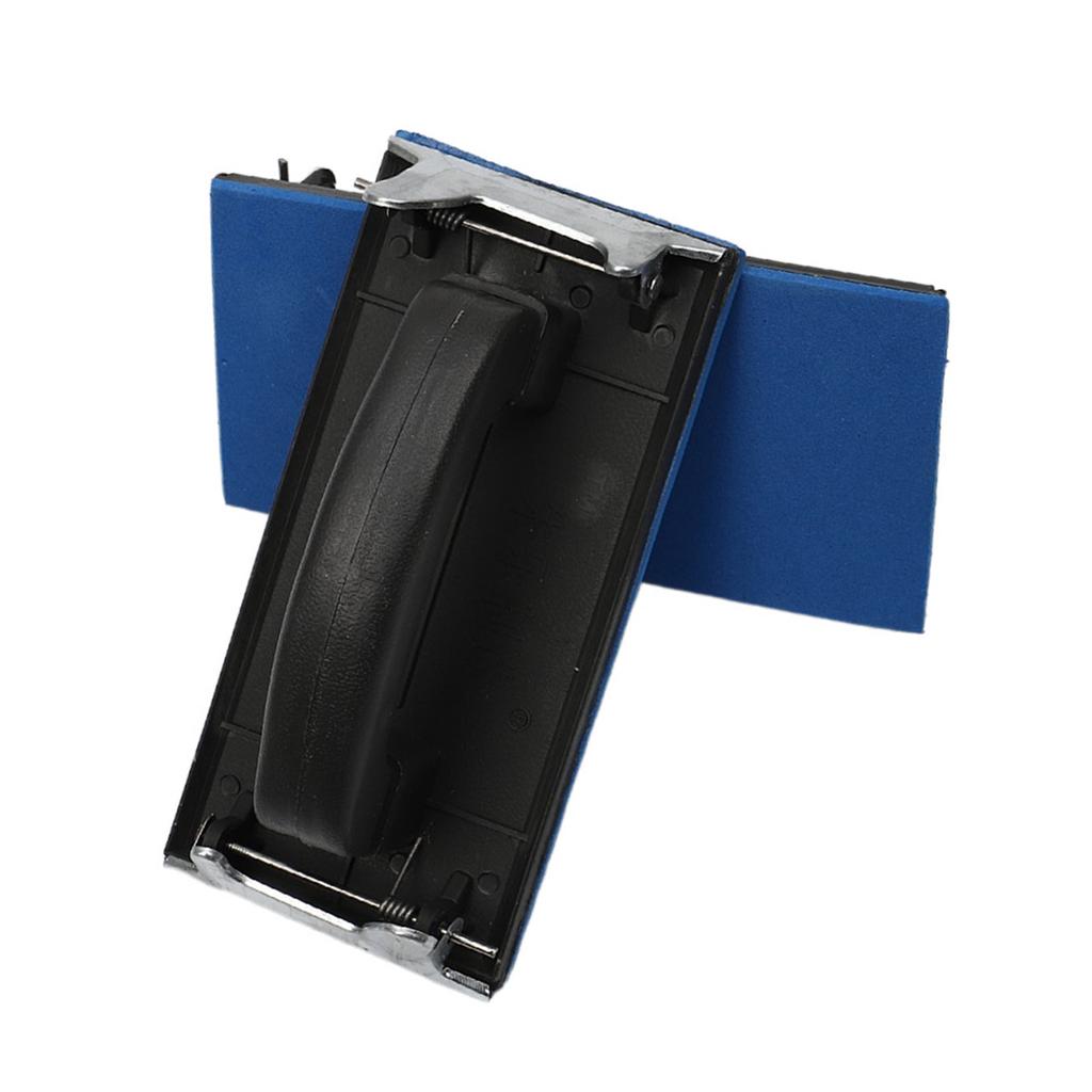 Hand   Sander Bracket Plastic Sandpaper Sheet Holder Manual Hand Sanding Block
