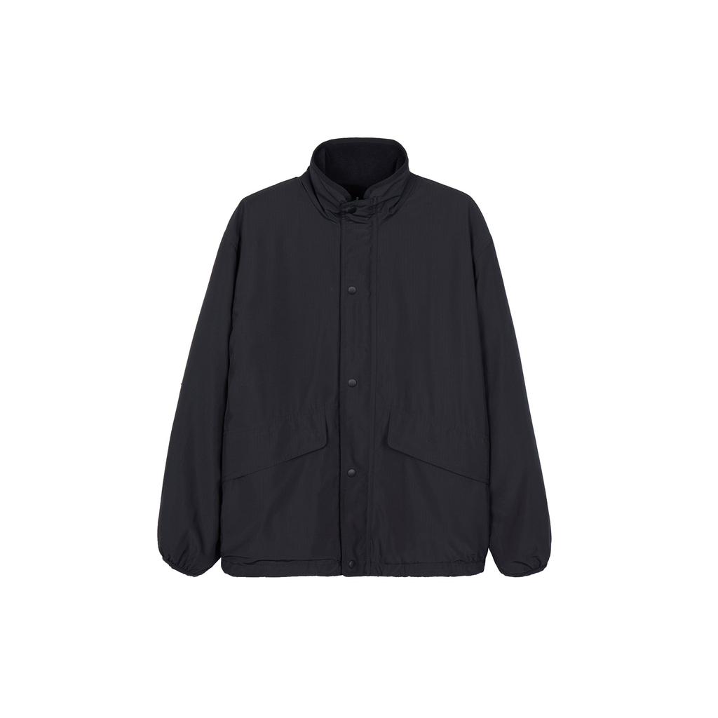UNIQLO FW23 U Series Solid Reversible Stand Collar Jacket Men jackets Black 462770-09