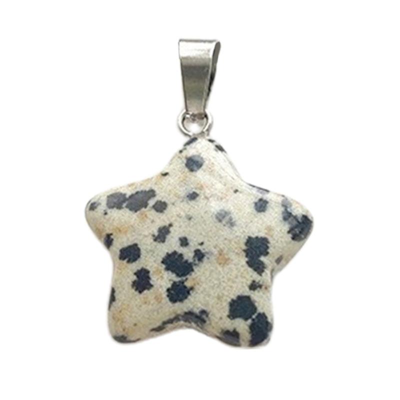 Star Pendant Star Charm Fashion Jewelry Accessory Natural Stone Material Jewelry Findings Perfect Gift for Women Girls