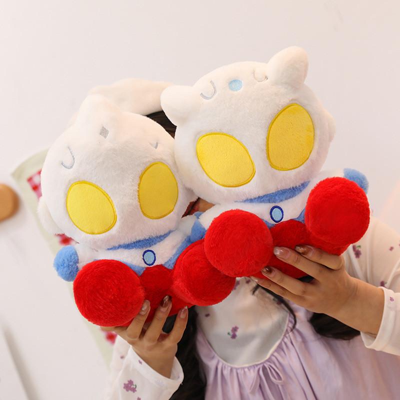 Ultraman Cartoon Plush Pillow With Short Plush Material For Kids And Adults