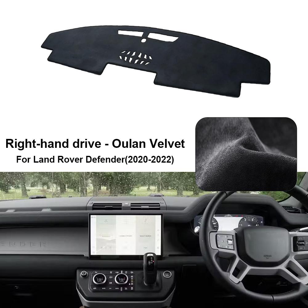 Dashboard Cover Mat voor Land Rover Defender 90 110 2020-2022 Anti-UV Zonnescherm Beschermer Dash Mat Antislip Pads Interieur