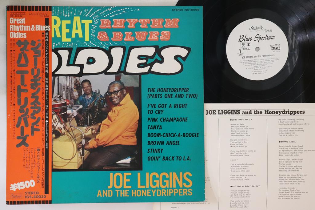 LP Record JOE LIGGINS - Great Rhythm & Blues Oldies Volume  IGS40032PROMO STATESIDE 1974 Japan Obi Soul/Funk Used