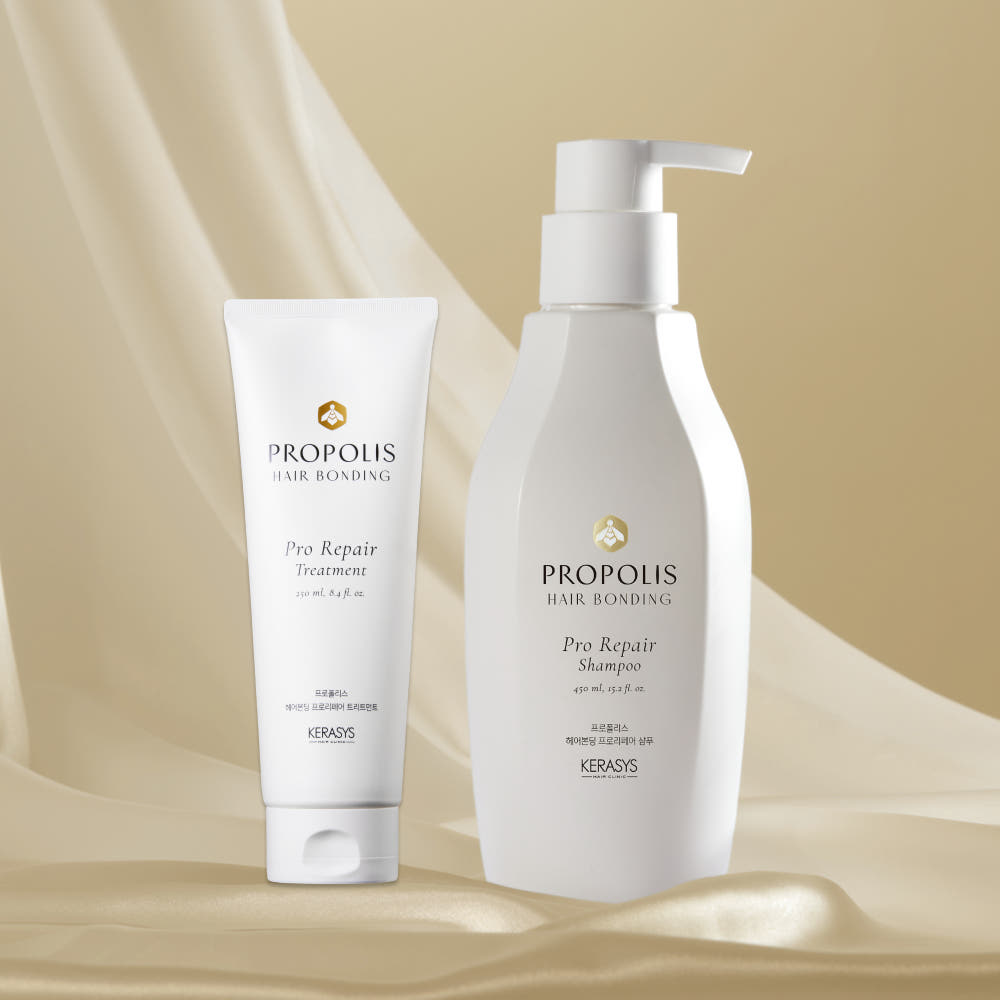KERASYS Propolis Hair Bonding Shampoo 450ml + Treatment 250ml