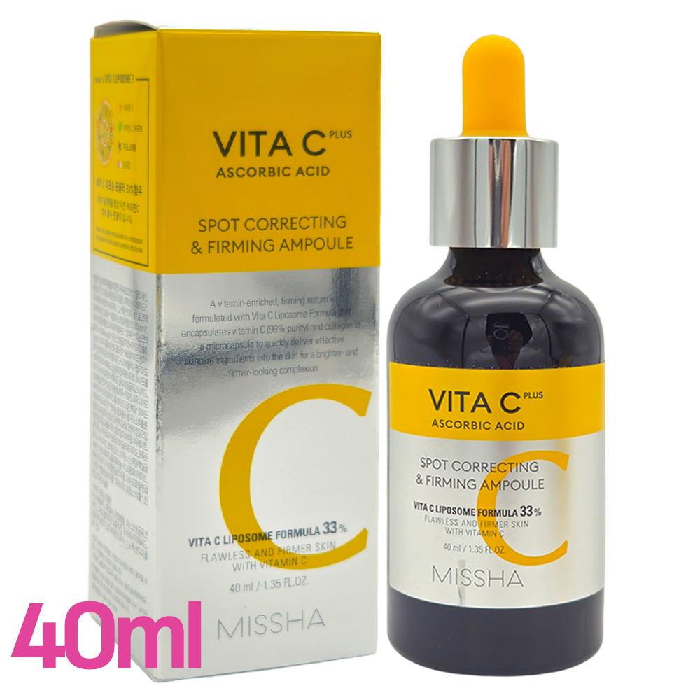 

[MISSHA] Vita C Plus Укрепляющая и корректирующая ампула для пятен 40 мл 1pc (40ml)