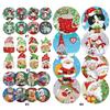8Pcs Wooden Christmas Cartoon DIY Diamond Art Coaster Crafts with Holder DIY Diamond Painting Coaster Art for Beginners