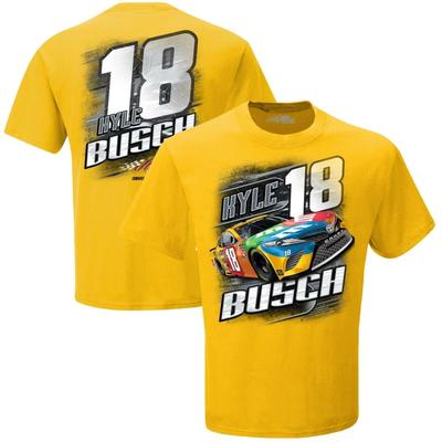 SALE!! Kyle Busch # 18 2020 M&M's Yellow Camber T-shirt, X-Large