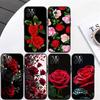 MH131 Roses Flower Phone Shell Case for iPhone 7 8 11 12 13 14 15 16 17 16E XS Pro Max XR X SE Air