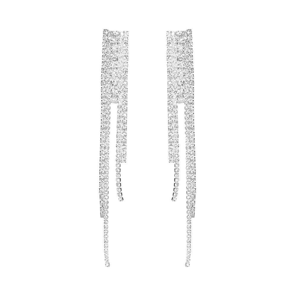 High-end Luxury Shiny Crystal Earrings