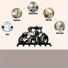 Metal Wall Shelf & Key Hook for Home Entrance Decor