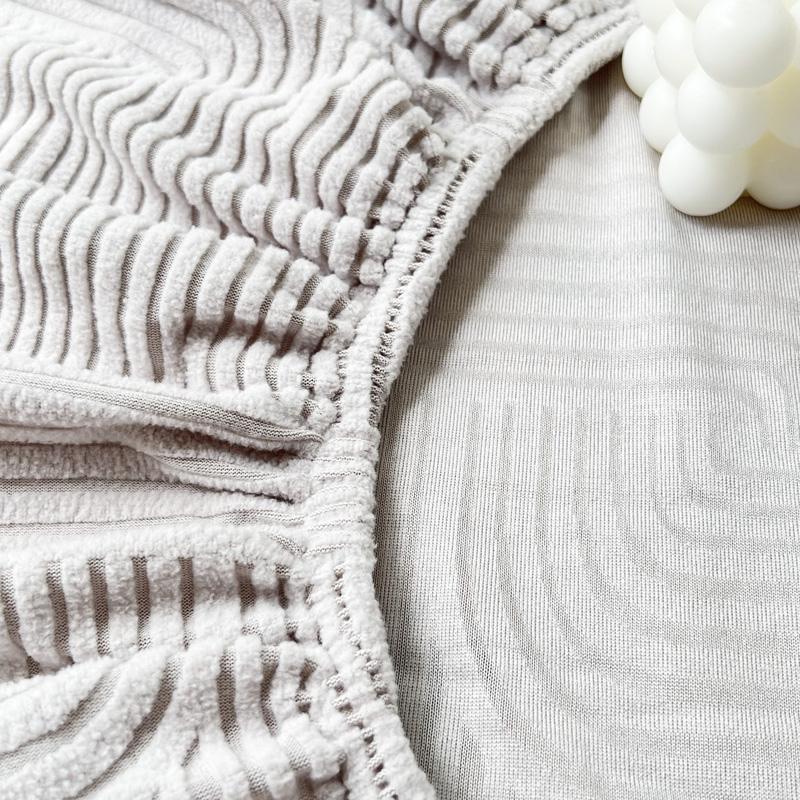 Sofa Seat Cushion Cover for Living Room Jacquard Thicken Stretch Removable Washable Sofa Cover Pets Kids Furniture Protector