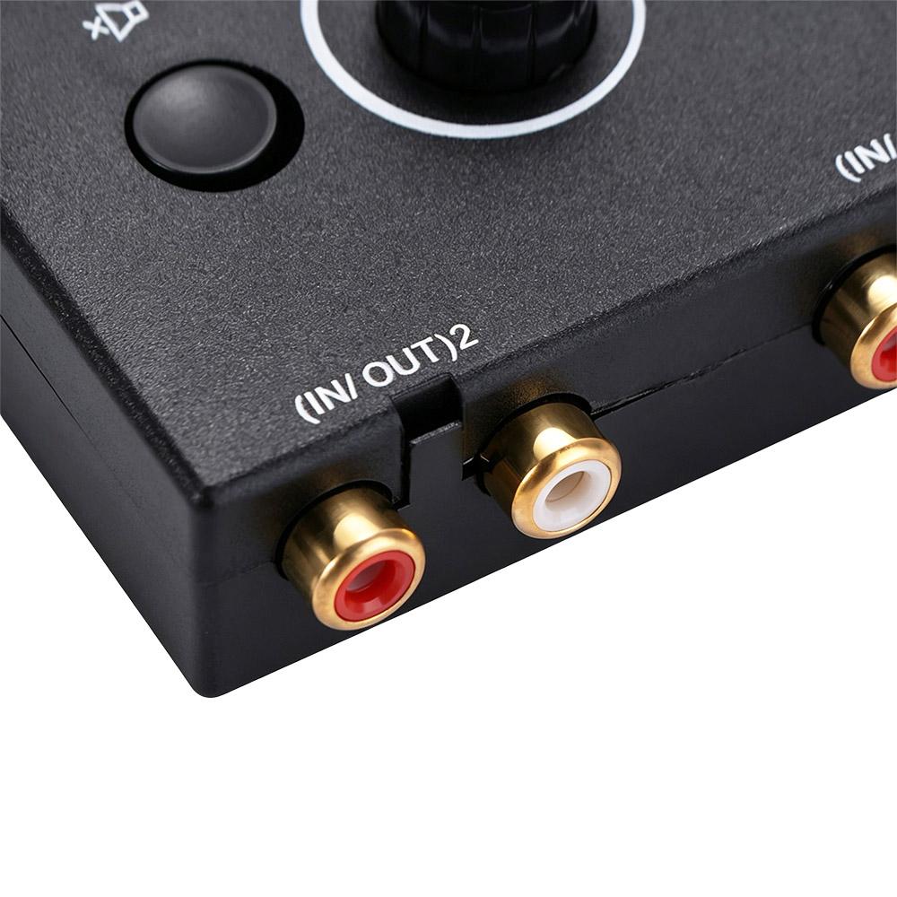 Stereo Audio Splitter Splitter Audio Decoder Amplifier Two-way Audio Switcher Car