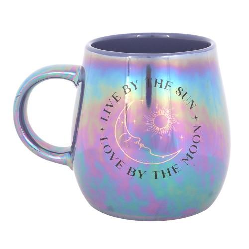 Something Different Live By The Sun Iridescent Mug