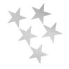 50PCS Glitter Star Paper Cutouts Double Sided Stars Decoration Cutouts Paper Wall Decor for