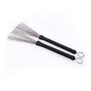 19 Sets of Bamboo Drumsticks, Steel Wire Drum Brushes   Drawstring Storage Bag  Drum Sets, Jazz Drums  Percussion Accessories