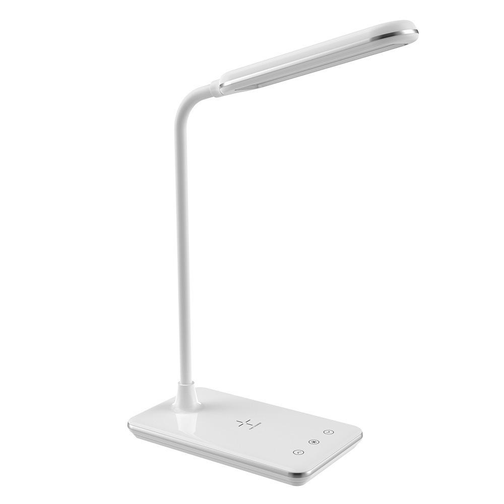 15W Desk Lamp with Eye Protection & Wireless Fast Charging - Certified Study Light