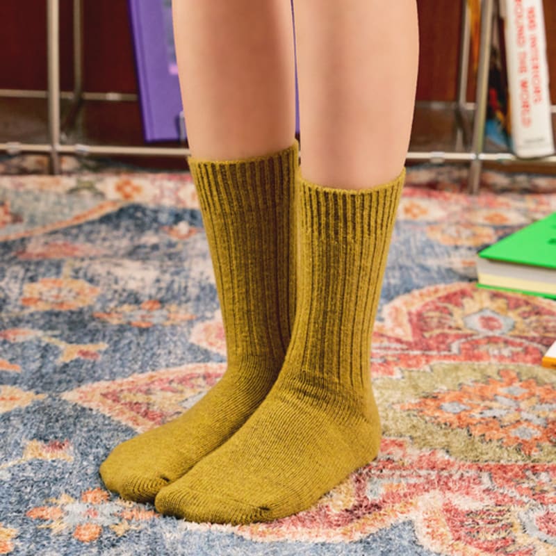 Biarritz Socks Premium Mocha Alpaca Socks 12 Colors