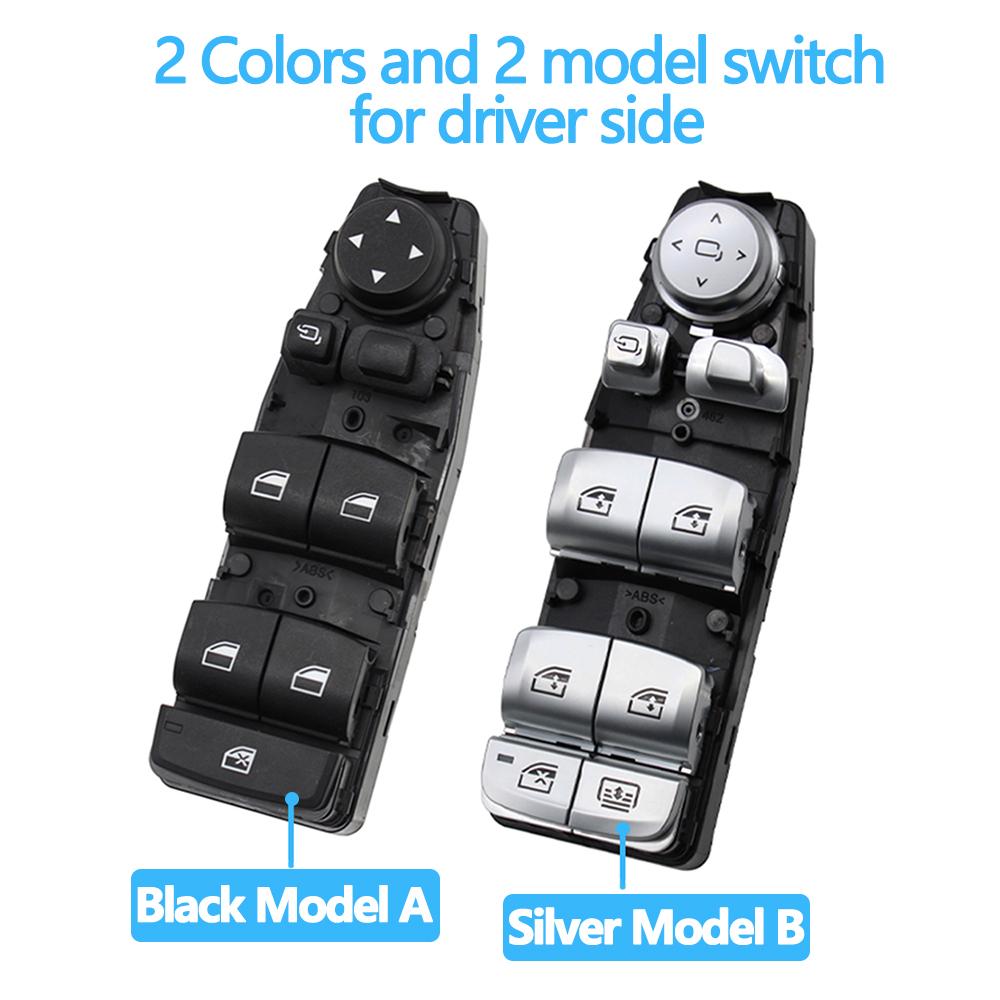 Electrical Power Chrome Master Window Switch Control Button Regulator For BMW 3 5 7 X3 X4 F30 F35 F25 F26 F07 F10 F18 F01